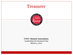 title of presentation - University of Nevada, Las Vegas