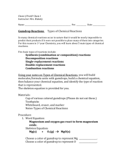 LAB Gumdrop Reactions