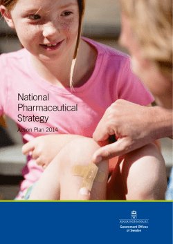 National Pharmaceutical Strategy Action Plan 2014
