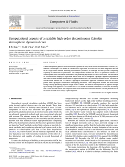 Computational aspects of a scalable high