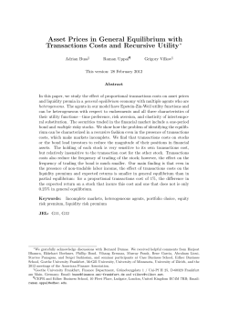 Asset Prices in General Equilibrium with Transactions Costs and