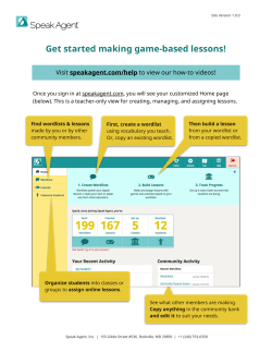 Get started making game-based lessons!