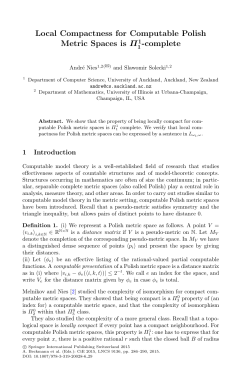 Local Compactness for Computable Polish Metric Spaces is Π1