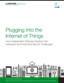 Plugging into the Internet of Things