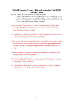 COM5231 ****** *** (11/3/2000, 9:00-10:40am)