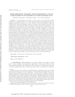 Mixed-Precision Cholesky QR Factorization and Its Case Studies on