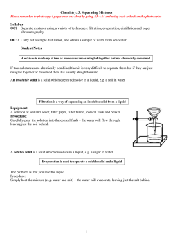 3. Separating Mixtures