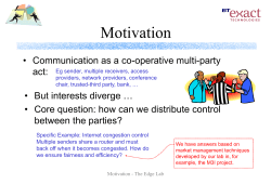 Stimulating routing in ad-hoc networks