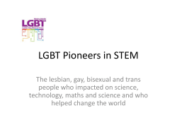 STEM-people - LGBT History Month