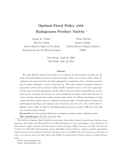 Optimal Fiscal Policy with Endogenous Product Variety