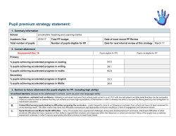 Pupil premium strategy statement: