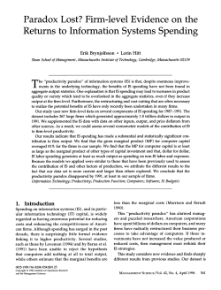 Paradox Lost? Firm-level Evidence on the Returns to