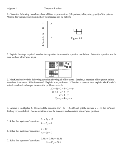 Solve each equation below