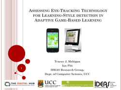 Assessing Eye-Tracking Technology for Learning