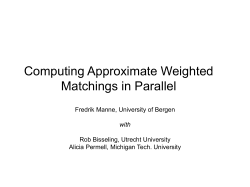 Parallel Approximation Algorithms for Weighted Matching