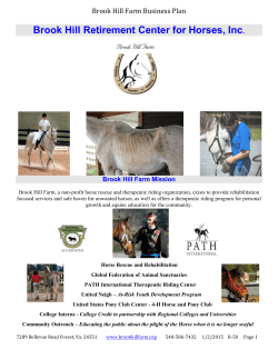 Brook Hill Farm Business Plan