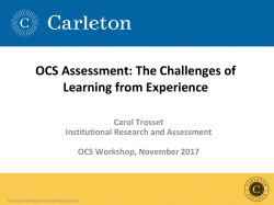 Learning From Experience