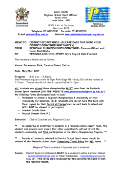 2017 10-12yrs Football regional championship information