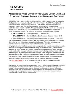 Announcing Price Cuts for the OASIS Ultra