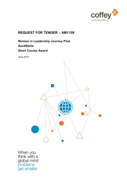 Aus4Skills WIL Journey Pilot Tender Part A