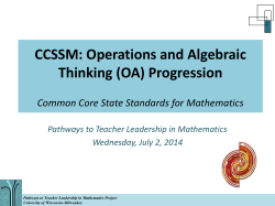 Pathways to Teacher Leadership in Mathematics