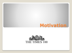 Motivation