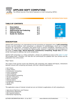 applied soft computing