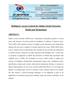Multiparty Access Control for Online Social Networks