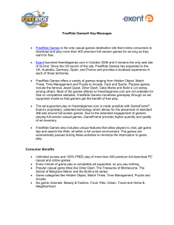 free ride games fact sheet