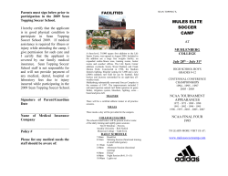 Elite Soccer Camp - Muhlenberg College