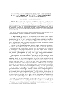 on convergence of regularization methods for nonlinear