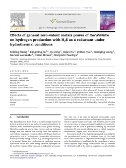 Effects of general zero-valent metals power of Co/W/Ni/Fe on