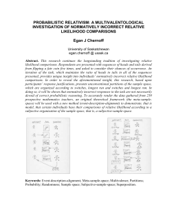 Egan J Chernoff - College of Social Sciences and International Studies