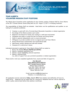 2006 ARCTIC WINTER GAMES - Alberta Schools` Athletic Association