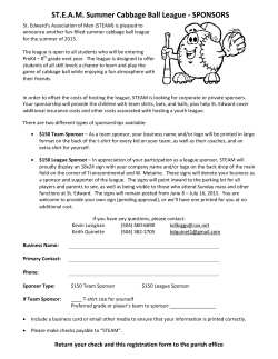 ST.EAM Summer Cabbage Ball League