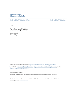 Bracketing Utility - Dickinson Scholar