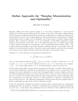 Online Appendix for - American Economic Association