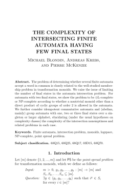 The Complexity of Intersecting Finite Automata Having Few Final
