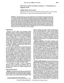 Side-Chain Liquid Crystalline Ionomers. 2. Orientation in a Magnetic
