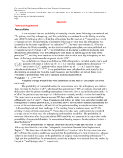 Probabilities It was assumed that the probability of