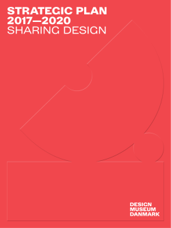 strategic plan 2017&mdash;2020 sharing design