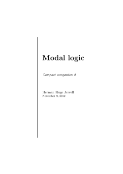 Modal logic