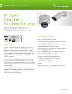IP Open Standards Outdoor Cameras