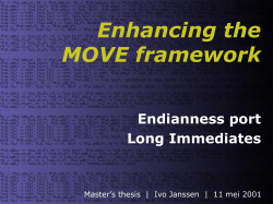Optimizations on the Move framework