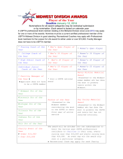 Men`s Open Player of the Year