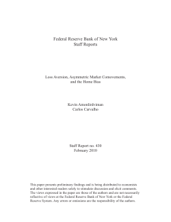 Loss Aversion, Asymmetric Market Comovements, and the Home Bias