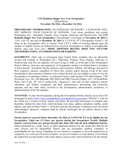 CSN Redskins Happy New Year Sweepstakes - CSN Mid