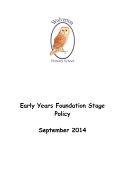 School Values - Wolverton Primary School