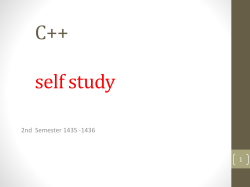 self-study