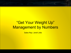 Now. How to Calculate the Numbers